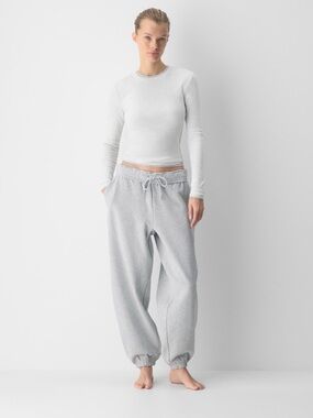 Artizia sweatfleece Mega Foldover baggy jogger